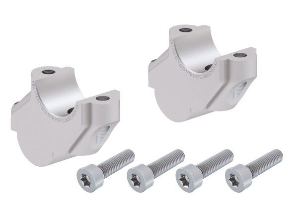 Handlebar riser H=30 mm with offset 15 mm back for BMW F 800 GT Hepco & Becker