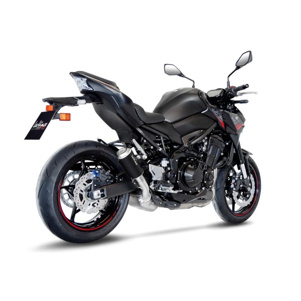 LeoVince exhaust system LV 10 for Kawasaki Z 900, stainless steel black, slip on, Euro4+5, E-certificate