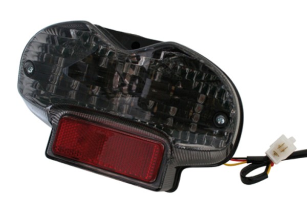 HIGHSIDER smart LED rear light black Suzuki Style, E-approved (1pc)