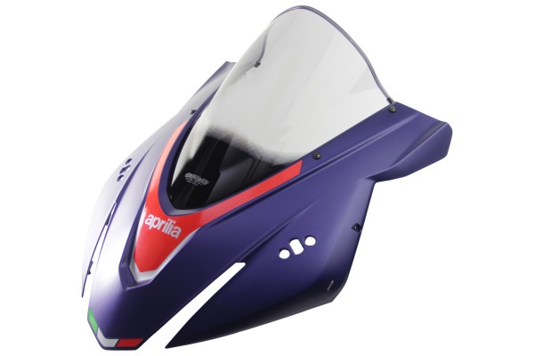 MRA Racing windshield "R" - smoke gray - Aprilia RSV 4 1100 Factory 2021-