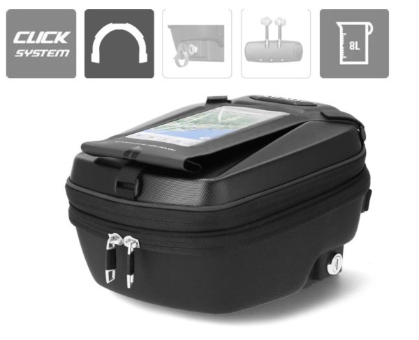 Shad Tank Bag 5–8 L, Click System, Double Locking