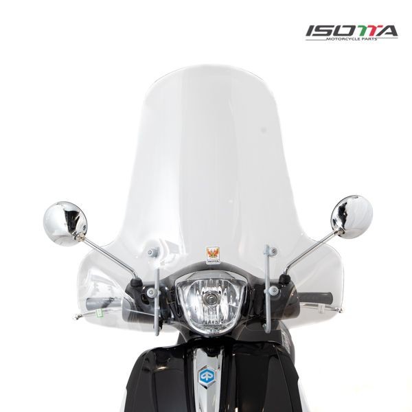 Medium-high windshield clear for Piaggio Liberty (16-)