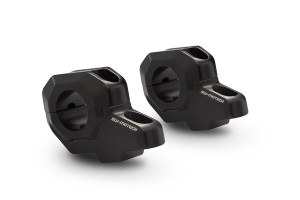 SW-Motech handlebar relocation, black, H=30 mm, relocation by 22 mm for Honda XL 750 Transalp (23-24)