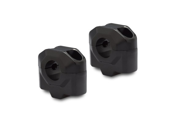 SW-Motech Handlebar riser, black for Ø 22 mm handlebar, H=25 mm for Moto Guzzi V7 III (17-18) - SW Motech