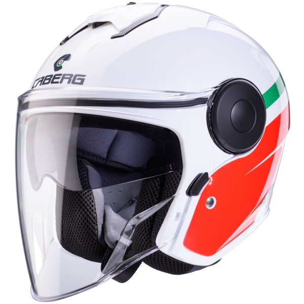 Caberg helmet Soho Zephyr Italia white/green-red