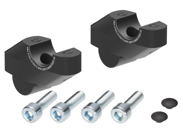Handlebar riser black H=30 mm with offset 21 mm back for Honda CMX 1100 Rebel /DCT /SE (25-)
