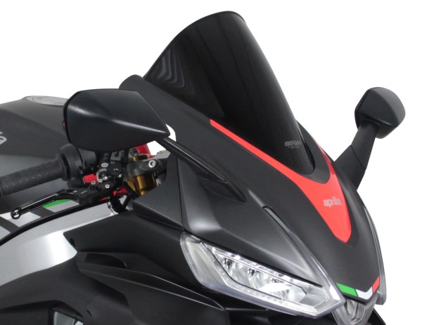 MRA Racing windshield "R " black for Aprilia RS 660 2021-