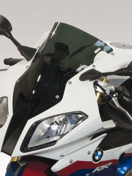 Windshield Double Bubble - height 410 mm for BMW S 1000 RR (09-16), clear