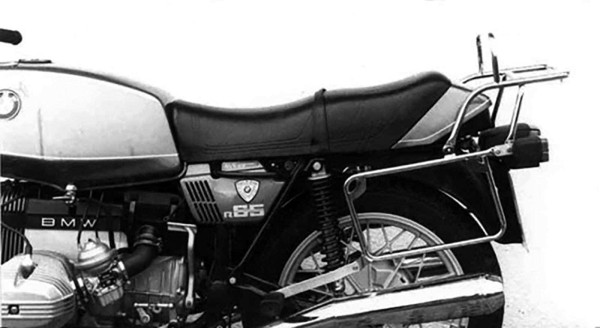 Tubular luggage rack top case carrier and side case carrier black for BMW R 45 (78-85)/R 65 (78-85)