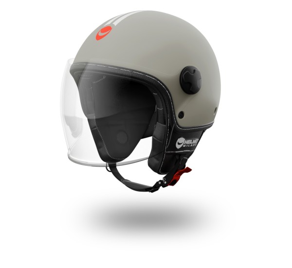 Helmo Milano Demi Jet Veloce gray matt