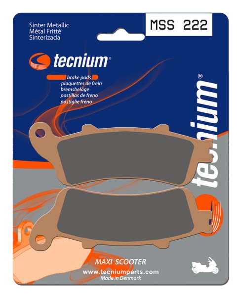Tecnium Maxi Scooter sintered metal brake pads - MSS222