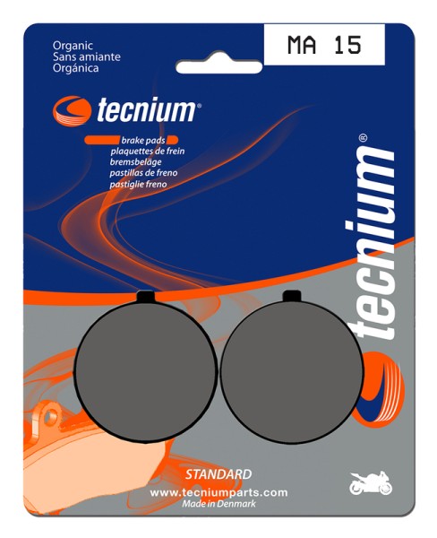 Tecnium Street Organic Brake Pads - MA15