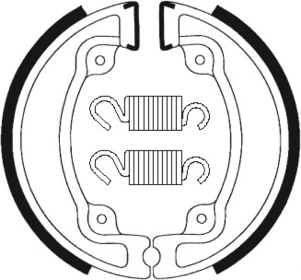 Tecnium Scooter Organic brake shoes - BA203