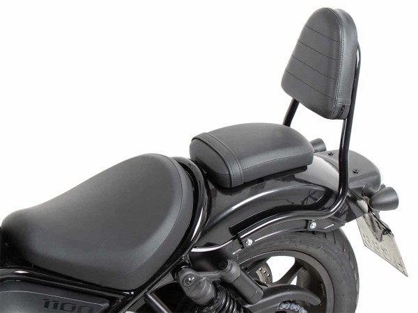 Sissybar (tube version) black for Honda CMX 1100 Rebel /DCT (21-24) Hepco & Becker