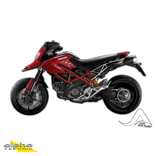 Stompgrip klar, Volcano, für Ducati Hypermotard 1100, 2007-12