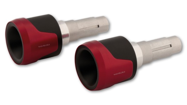 HIGHSIDER pro Akron-XL handlebar weights red (pair)
