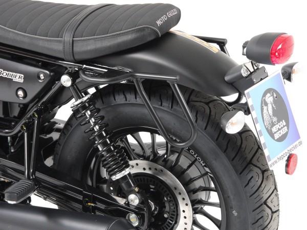 Leather pannier holder Cutout for V 9 Bobber (Bj.16-) / Bobber Sport (Bj.19-)