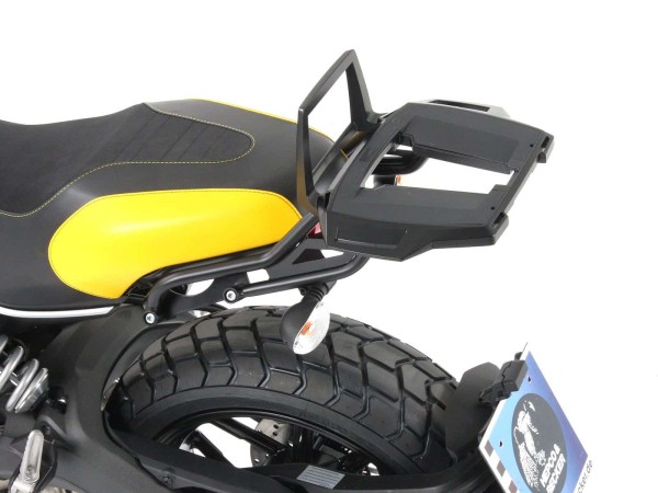 Alurack top case carrier black for Ducati Scrambler 800 (15-18) Hepco & Becker