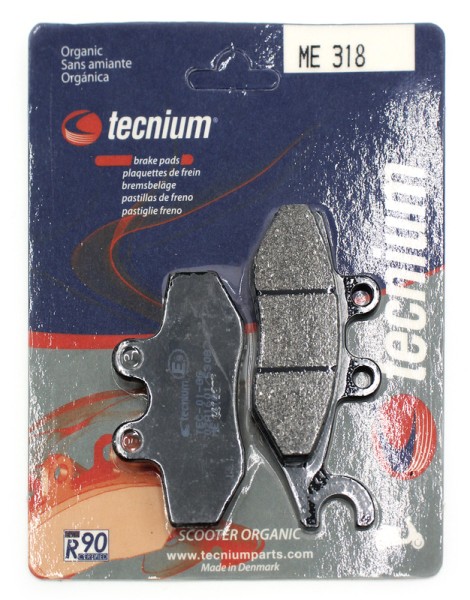Tecnium Scooter Organic Brake Pads - ME318