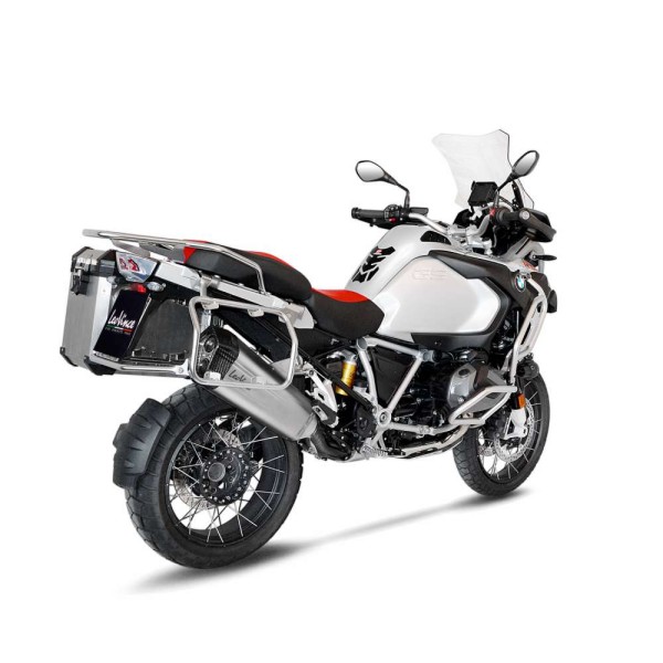 LeoVince exhaust system LV-12 for BMW R 1200 /1250 GS /Adventure, titanium, slip on, E-certificate