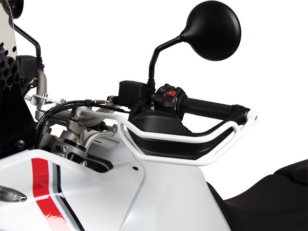 Grip guard white for Ducati DesertX (22-) Hepco & Becker