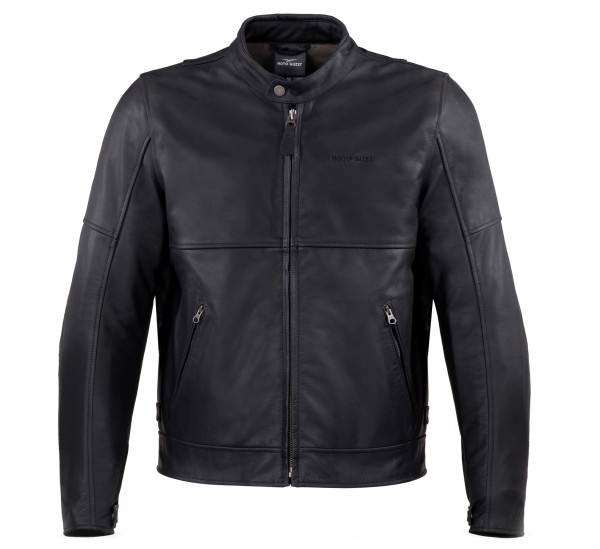 Moto Guzzi Leather Jacket - Dark Brown