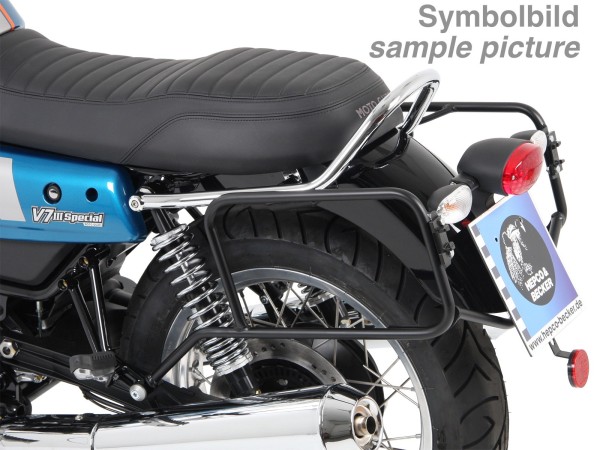 Side case carrier fixed chrome for V 7 III stone/ special/ Anniversario/ Racer (Bj.17-)