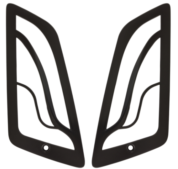 Turn signal grille right and left, front for Vespa GTS/GTS Super/GTV/GT 60/GT/GT L, black matt