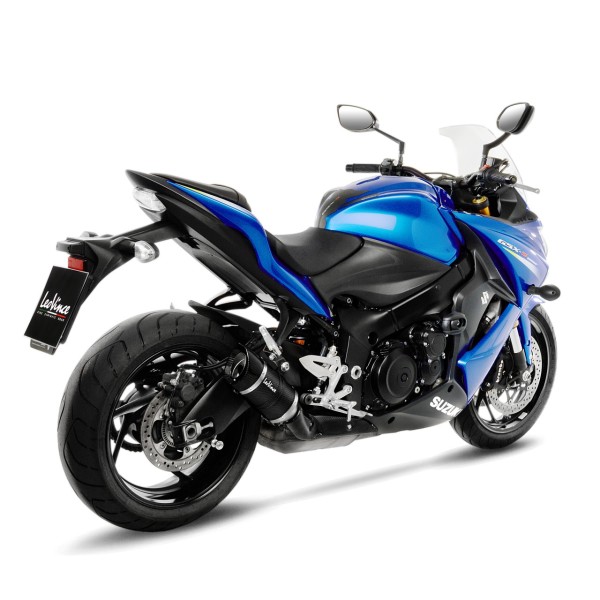 LeoVince exhaust system LV Pro for Suzuki GSX-S 1000 /F, carbon, slip on, E-certificate