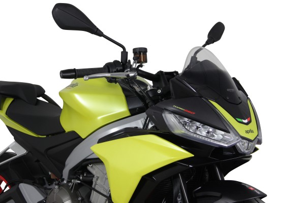 MRA original molded windshield "O" smoke gray Aprilia Tuono 660 / V4 Factory (21-)
