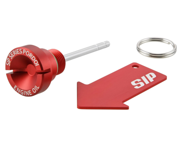Oil filler plug engine oil for Vespa GTS Super 125cc 4T LC Euro 3 (09-16), red matt
