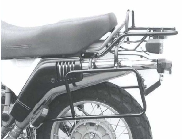 Tubular luggage rack top case carrier and side case carrier for BMW R 80 GS Paris-Dakar (84-87)
