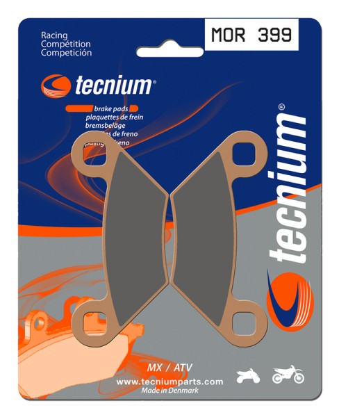 Tecnium Racing MX/ATV sintered metal brake pads - MOR399
