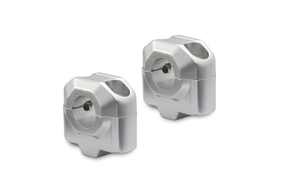 SW-Motech Handlebar riser, silver for Ø 22 mm handlebar, H=25 mm for Yamaha XSR 700 XTribute - SW Motech