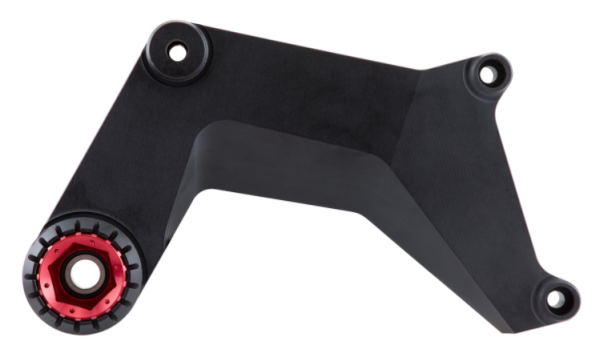 Swing arm for racing exhaust, rear for Vespa GTS/GTS Super/GTV/GT 60/GT/GT L without ABS, black