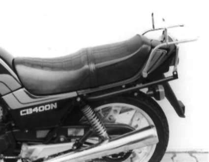 Tubular luggage rack top case carrier black for Honda CB 250 N /400 N (81-86) Hepco & Becker