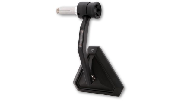 HIGHSIDER pro Handlebar End Mirror Tetra Black With LED Indicator (1pc.)