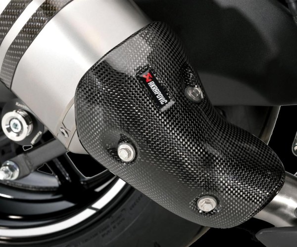 Heat shield, carbon (optional) Z1000 from 2014 - Original Kawasaki