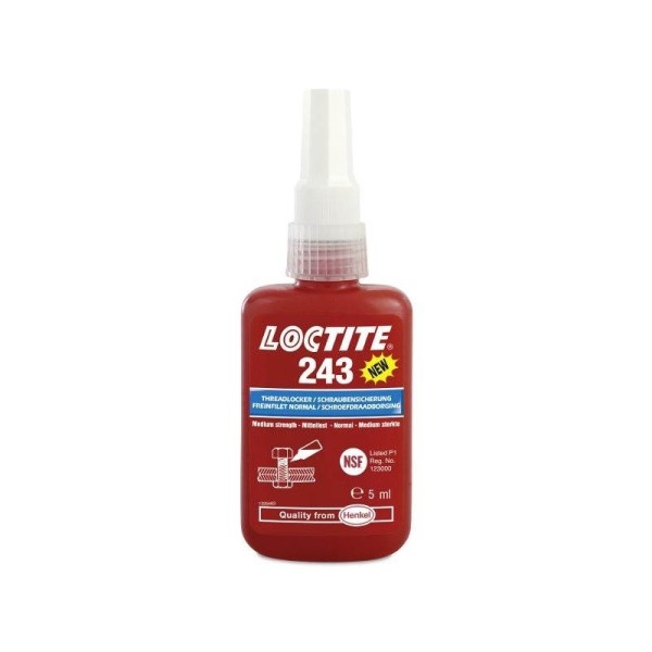 Loctite 243 Medium-strength threadlocker - 5ml bottle