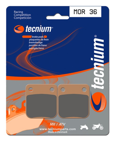 Tecnium Racing MX/ATV sintered metal brake pads - MOR36