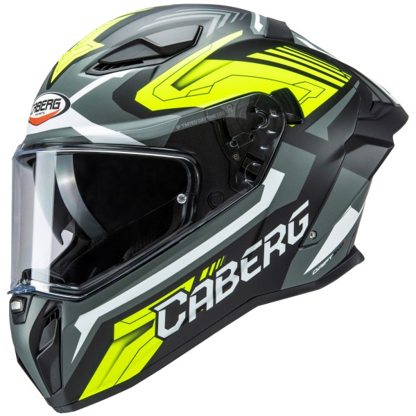 Caberg helmet Drift Evo II Jarama matt-black/grey-fluo-yellow