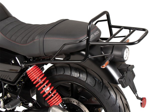 Tubular luggage rack Topcase carrier black for Moto Guzzi V7 Stone Special Edition (22-) Original Hepco