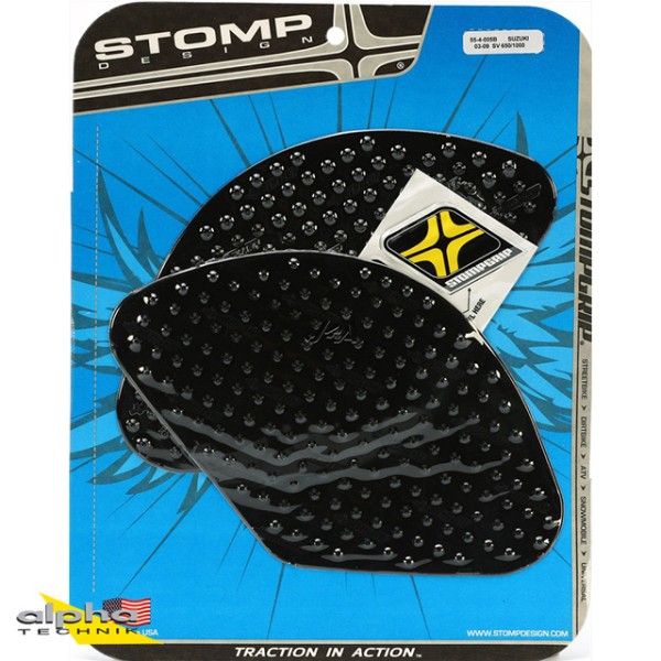 Stompgrip black Volcano for BMW and Suzuki models