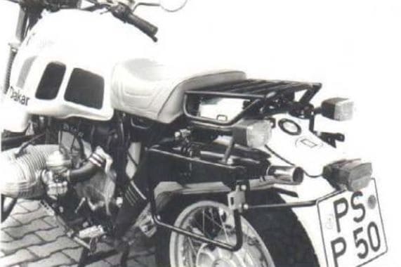 Side case carrier fixed black for BMW R 80 GS Paris-Dakar (84-87) Hepco & Becker