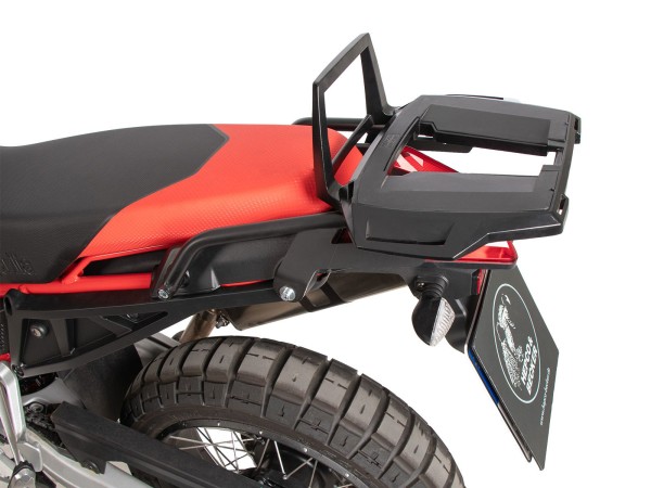 Alurack top case carrier black for Aprilia Tuareg 660 (25-) Hepco & Becker