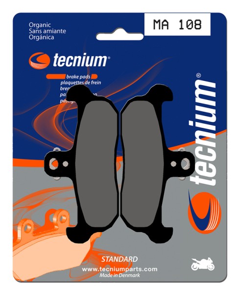 Tecnium Street Organic Brake Pads - MA108