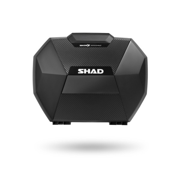 Shad SH38X Expandable Side Case Set, Carbon Look / Black, 38 L