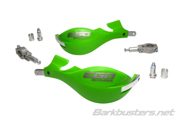 Barkbusters EGO Mini Handguard straight Ø22mm Green