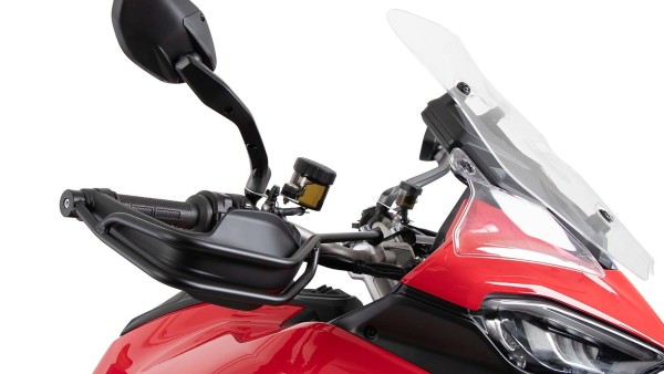 Black grip guard set for Ducati Multistrada V4/S/S Sport/Pikes Peak (21-24) /Rally (23-24)
