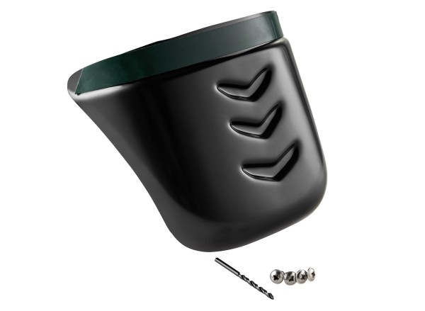 Splash guard SLUK Guard black glossy for Vespa GTS/GTS Super 125/300cc (`22-)